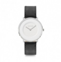 Mia 34 Leather White Black