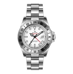 SHARKMASTER GMT STEEL WHITE